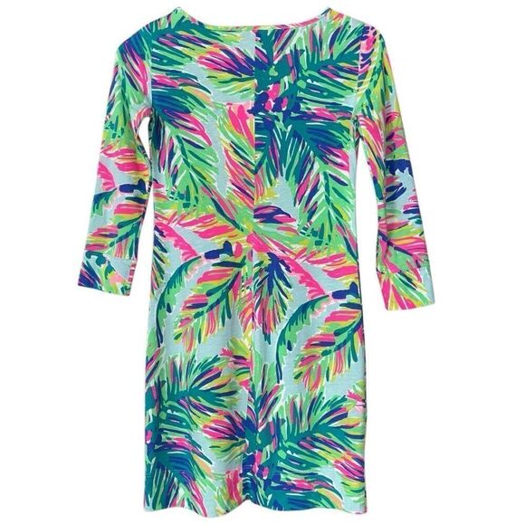 Lilly Pulitzer Marlowe Island Time Multi Dress Size XXS Pima cotton tropical - Picture 2 of 12